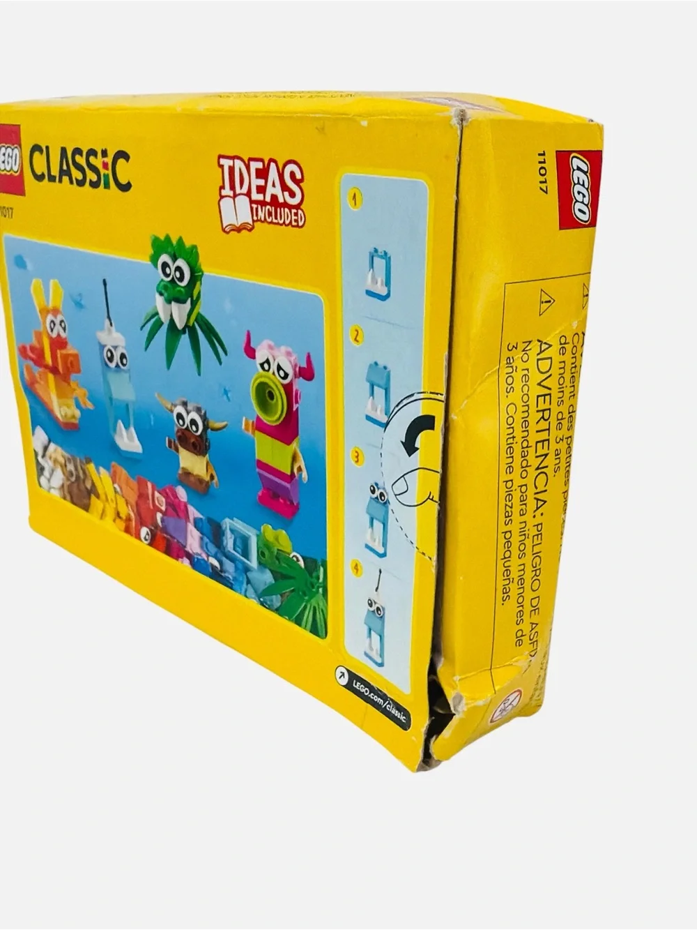 Lego 11017 Classic Creative Monsters 140 Pieces Age 4+ - New In Damaged Box